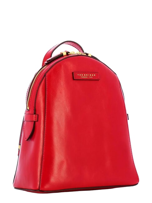 COSTANZA Rucksack aus Leder Kirsche / Gold - Damentaschen
