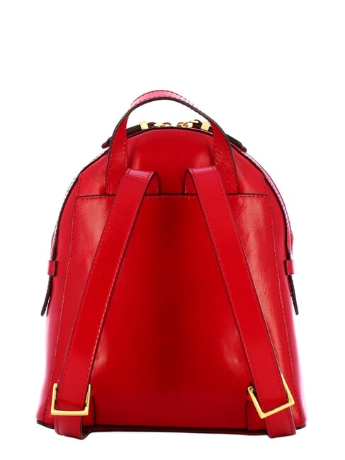COSTANZA Rucksack aus Leder Kirsche / Gold - Damentaschen
