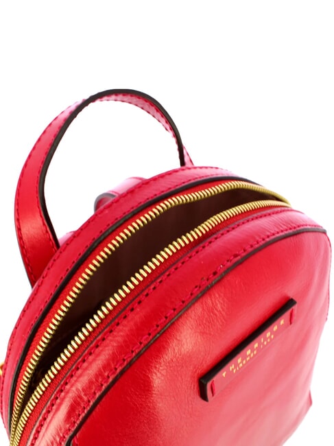 COSTANZA Rucksack aus Leder Kirsche / Gold - Damentaschen