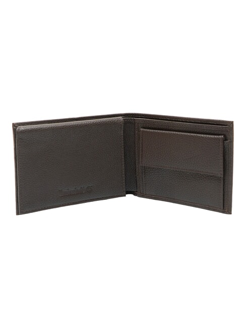 TUMBLED Ledergeldb&ouml;rse mit M&uuml;nzfach dunkelbraun - Brieftaschen Herren