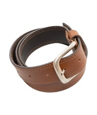 TIMBERLAND DOUBLE STITCHING Verk&uuml;rzbarer Lederg&uuml;rtel Cognac - G&uuml;rtel - 3