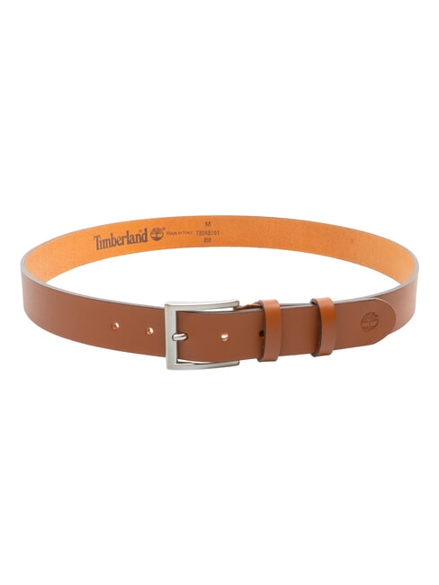 DOUBLE LOOP Verk&uuml;rzbarer Lederg&uuml;rtel Cognac - G&uuml;rtel