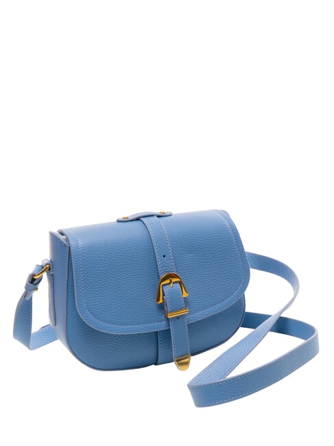MAGALU Mini-Schultertasche aus Leder Blau - Damentaschen