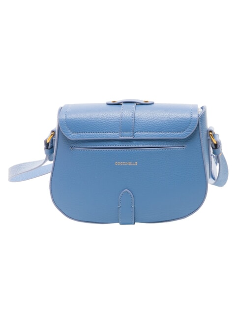 MAGALU Mini-Schultertasche aus Leder Blau - Damentaschen