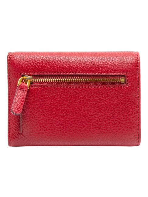 DEW Geldb&ouml;rse mit M&uuml;nzfach, aus Leder Sangria - Brieftaschen Damen