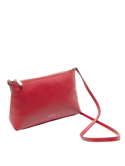 AGATEA Schultertasche, Leder Sangria - Damentaschen