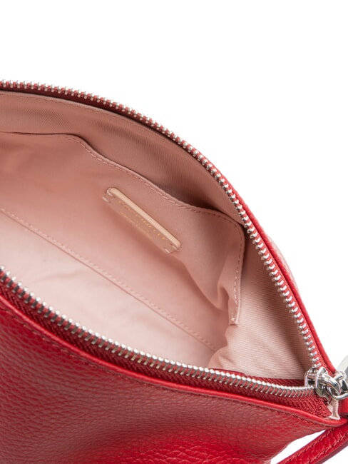 AGATEA Schultertasche, Leder Sangria - Damentaschen