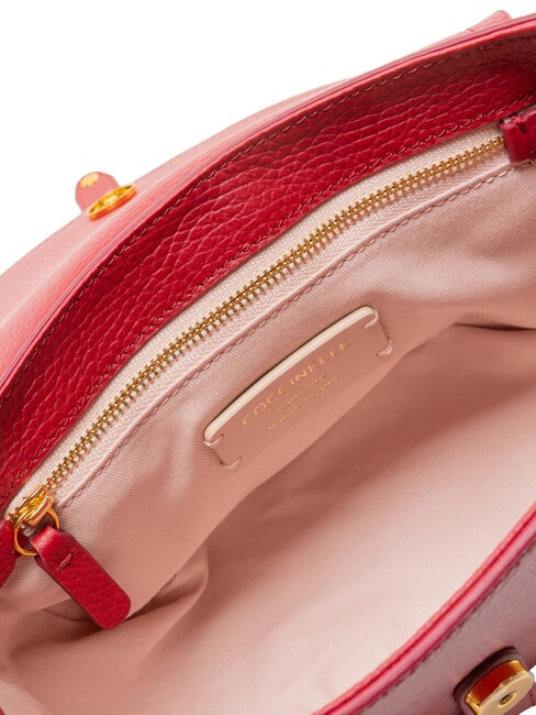 MAGALU Mini-Schultertasche aus Leder Sangria - Damentaschen