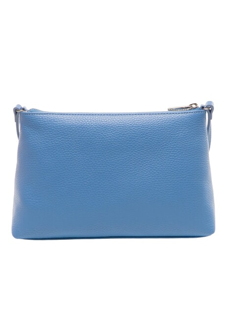 AGATEA Schultertasche, Leder Blau - Damentaschen