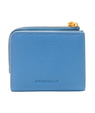 COCCINELLE MYRINE Kompakte Ledergeldb&ouml;rse Blau - Brieftaschen Damen - 3