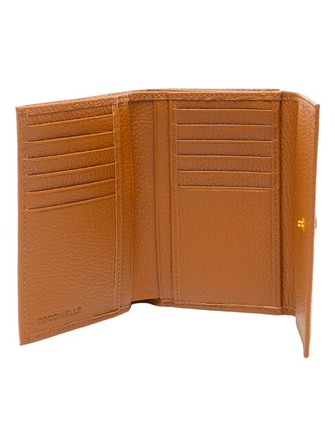 MYRINE Geldb&ouml;rse mit M&uuml;nzfach, aus Leder CUIR - Brieftaschen Damen