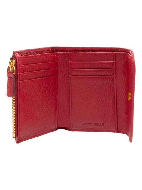 DEW Kompakte Ledergeldb&ouml;rse Sangria - Brieftaschen Damen