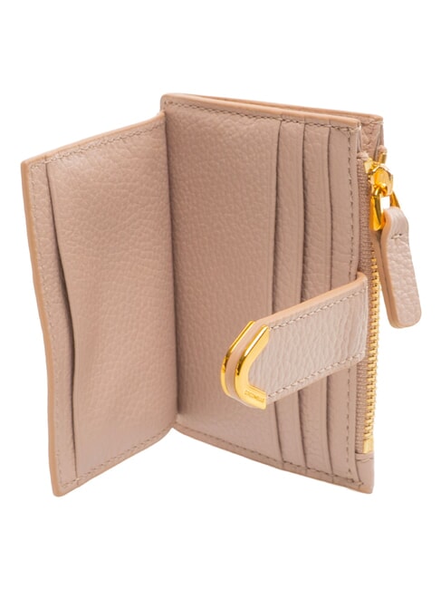 DEW Kreditkartenetui, Leder Rosetten - Brieftaschen Damen