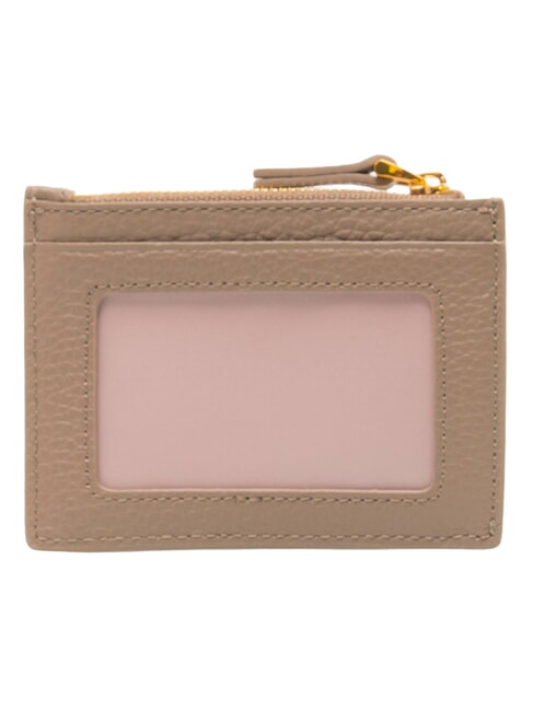 DEW Kreditkartenetui, Leder warmes Taupe - Brieftaschen Damen