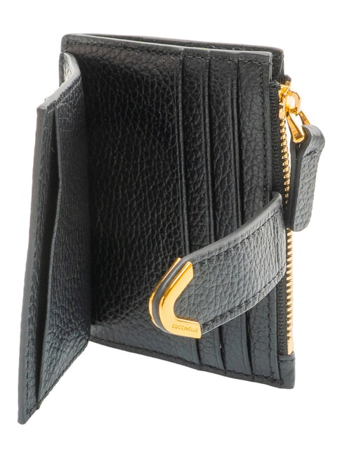 DEW Kreditkartenetui, Leder Schwarz - Brieftaschen Damen