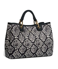 BRACCIALINI BETH SPECIAL Gro&szlig;e Handtasche mit Clutch Python - Damentaschen - 3