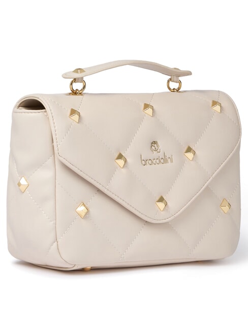 QUILT Handtasche mit Schulterriemen Beige - Damentaschen