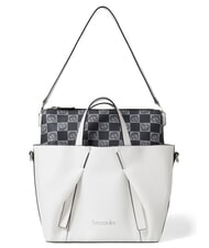 BRACCIALINI GIO Tasche mit abnehmbarer Pochette Wei&szlig; - Damentaschen - 4