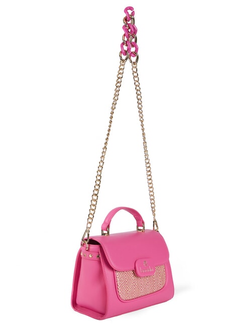 CHAIN Handtasche mit Schulterriemen Fuchsie - Damentaschen