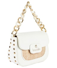 BRACCIALINI CHAIN Mini-Handtasche mit Schulterriemen Wei&szlig; - Damentaschen - 2