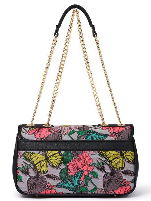 JACQUARD Schultertasche / Umh&auml;ngetasche mehrfarbig schwarz - Damentaschen