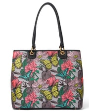 BRACCIALINI JACQUARD Schultertasche mit Schultergurt mehrfarbig schwarz - Damentaschen - 3
