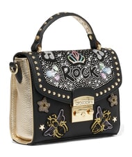 BRACCIALINI ROCK Mini-Handtasche mit Schulterriemen Schwarz - Damentaschen - 2