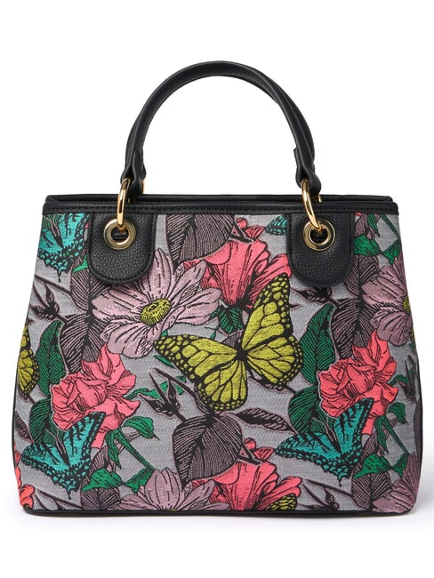 JACQUARD Handtasche mit Schulterriemen mehrfarbig schwarz - Damentaschen