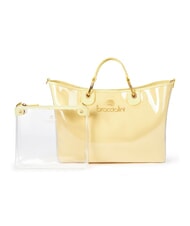 BRACCIALINI BETH JELLY Gl&auml;nzende Handtasche mit Beutel Gelb - Damentaschen - 2