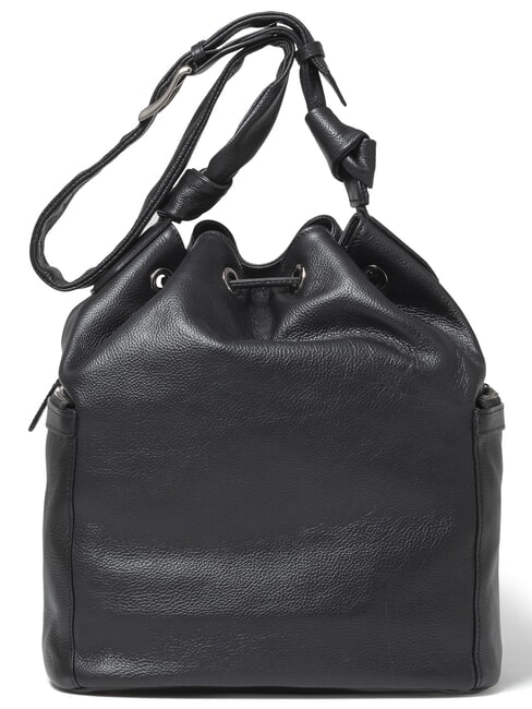 NORA Schultertasche aus Leder Schwarz - Damentaschen