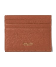 BRACCIALINI BASIC Flacher Kartenhalter aus Leder braun - Brieftaschen Damen - 2
