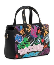 BRACCIALINI MURALES Handtasche mit Schultergurt Schwarz - Damentaschen - 2