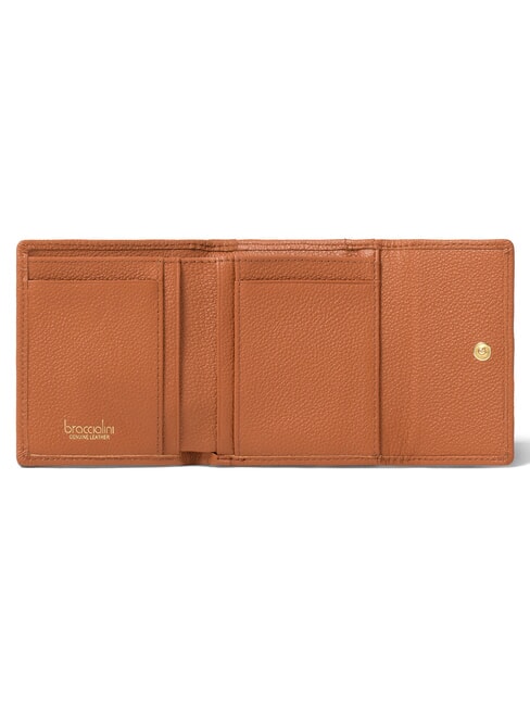 BASIC Kleines Lederportemonnaie braun - Brieftaschen Damen