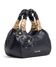 BRACCIALINI SARA Ledertasche mit Schulterriemen Schwarz - Damentaschen - 2