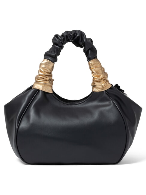 SARA Ledertasche mit Schulterriemen Schwarz - Damentaschen