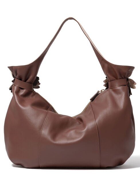 SOFIA Schultertasche, Leder braun - Damentaschen
