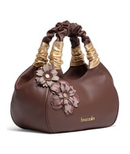 BRACCIALINI SARA Ledertasche mit Schulterriemen braun - Damentaschen - 2