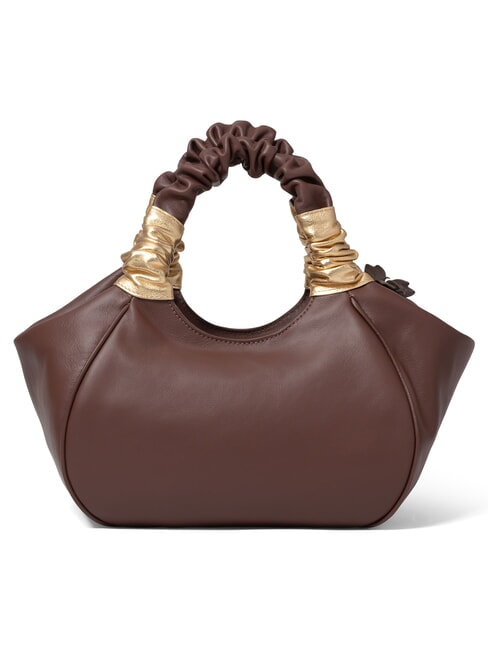SARA Ledertasche mit Schulterriemen braun - Damentaschen