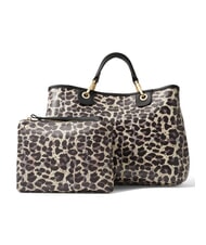 BRACCIALINI BETH SPECIAL Gro&szlig;e Handtasche mit Clutch Leopard - Damentaschen - 2