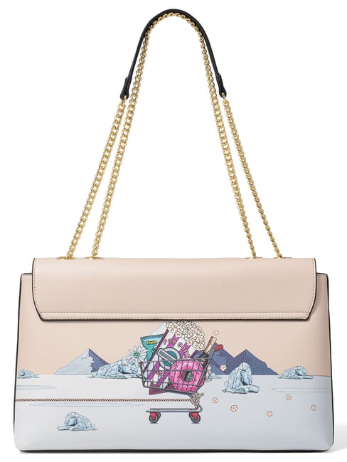 BRITNEY Schultertasche / Umh&auml;ngetasche Beige - Damentaschen