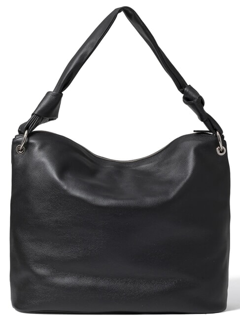 NORA Schultertasche, Leder Schwarz - Damentaschen