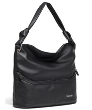 BRACCIALINI NORA Schultertasche, Leder Schwarz - Damentaschen - 3