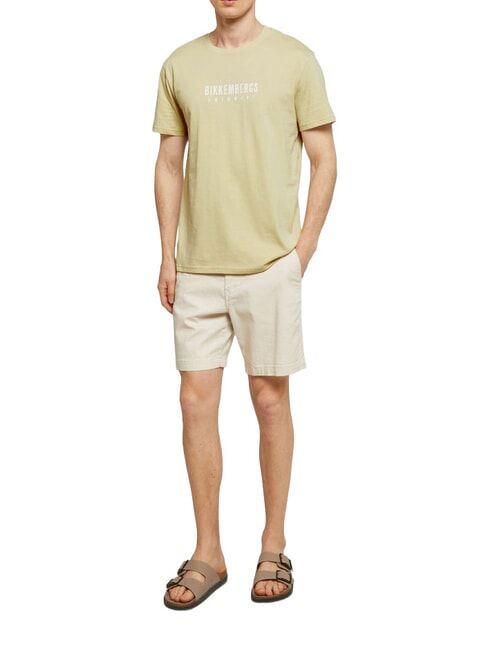 ICONIC Kurzarm-T-Shirt aus Baumwolle Beige - Herren-T-Shirts