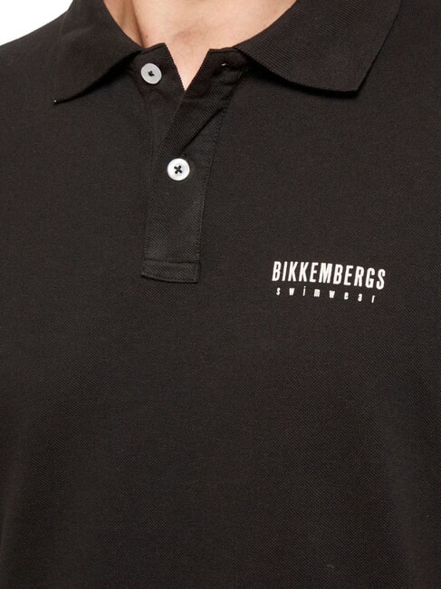 ICONIC Poloshirt aus Baumwolle, Kurzarm Schwarz - Herren-Polo-Shirts/Herren-Polo-Shirt/Herrenpoloshirt/Herrenpoloshirts