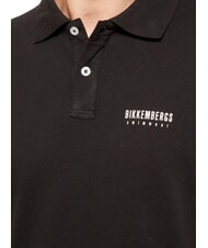 BIKKEMBERGS ICONIC Poloshirt aus Baumwolle, Kurzarm Schwarz - Herren-Polo-Shirts/Herren-Polo-Shirt/Herrenpoloshirt/Herrenpoloshirts - 3