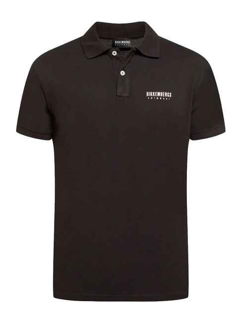ICONIC Poloshirt aus Baumwolle, Kurzarm Schwarz - Herren-Polo-Shirts/Herren-Polo-Shirt/Herrenpoloshirt/Herrenpoloshirts