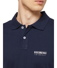 BIKKEMBERGS ICONIC Poloshirt aus Baumwolle, Kurzarm Marine - Herren-Polo-Shirts/Herren-Polo-Shirt/Herrenpoloshirt/Herrenpoloshirts - 3