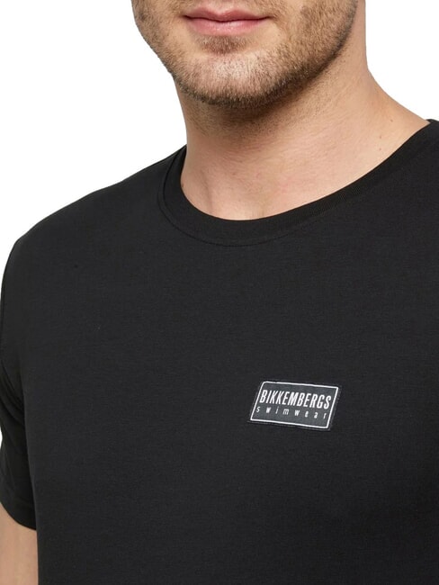 BASIC Kurz&auml;rmeliges T-Shirt mit Rundhalsausschnitt Schwarz - Herren-T-Shirts