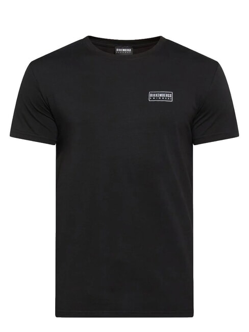 BASIC Kurz&auml;rmeliges T-Shirt mit Rundhalsausschnitt Schwarz - Herren-T-Shirts