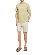 BIKKEMBERGS ICONIC Kurzarm-T-Shirt aus Baumwolle Beige - Herren-T-Shirts - 4